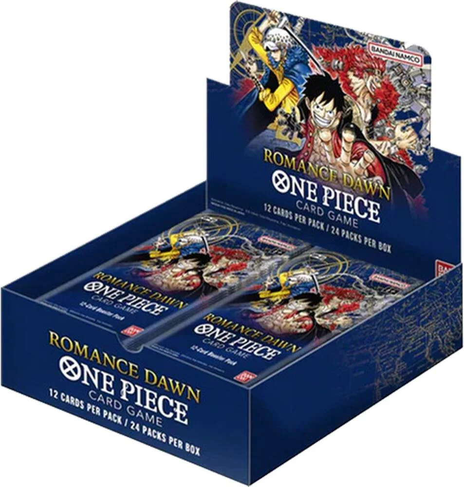 One Piece TCG: Romance Dawn (OP-01) Booster Box Blue Bottom