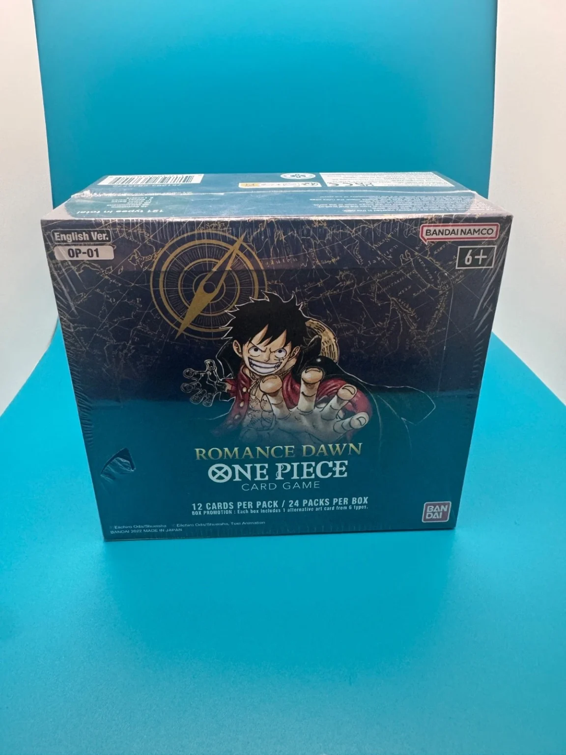 One Piece TCG: Romance Dawn (OP-01) Booster Box Blue Bottom