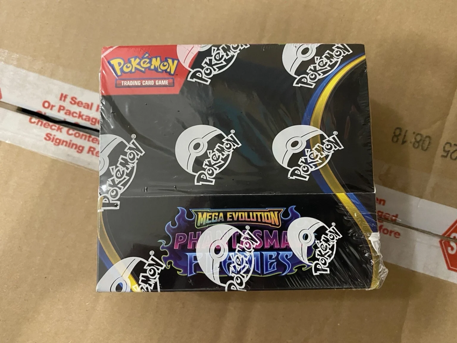 2025 Pokémon Mega Evolution Phantasmal Flames Factory Sealed Booster Box