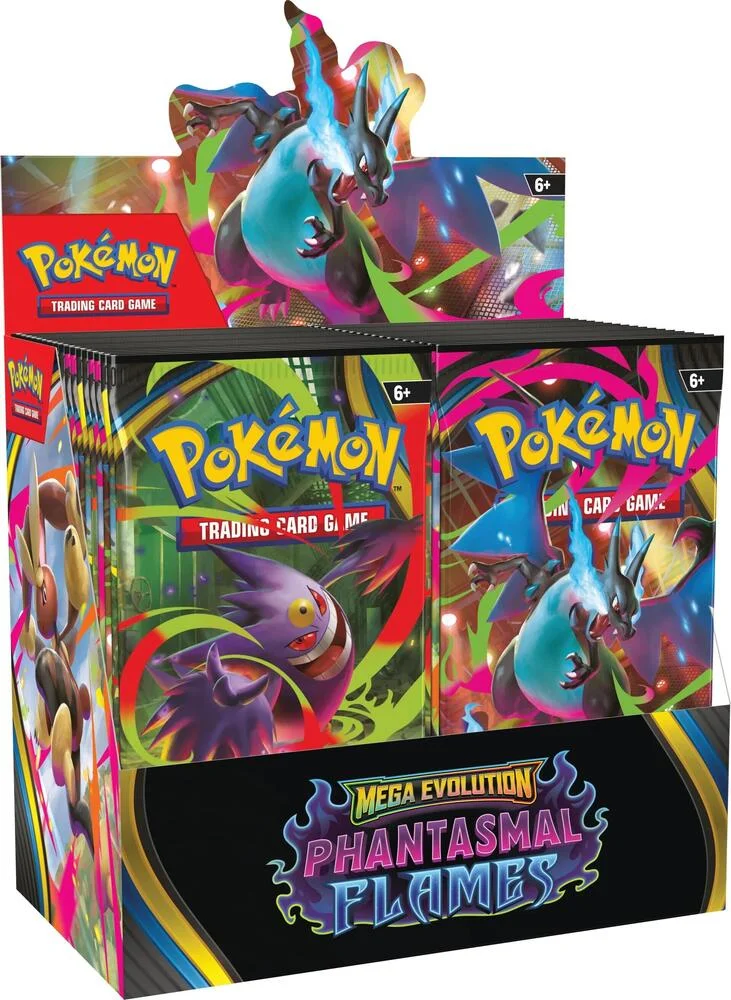 Pokémon TCG: Mega Evolution Phantasmal Flames Booster Box (Factory Sealed)