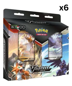 Pokémon TCG: V Battle Deck Lycanroc vs Corviknight x6