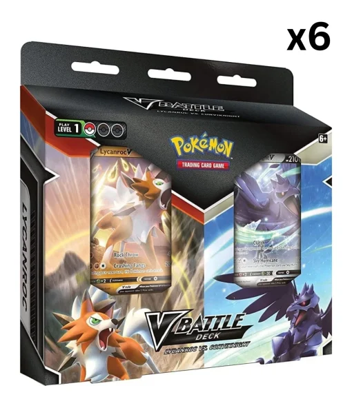 Pokémon TCG: V Battle Deck Lycanroc vs Corviknight x6