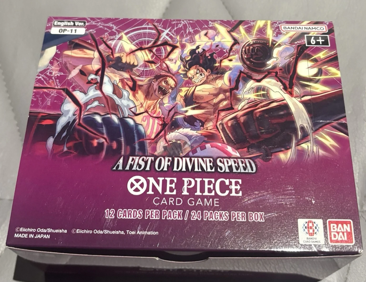One Piece TCG: A Fist of Divine Speed (OP-11) Booster Box